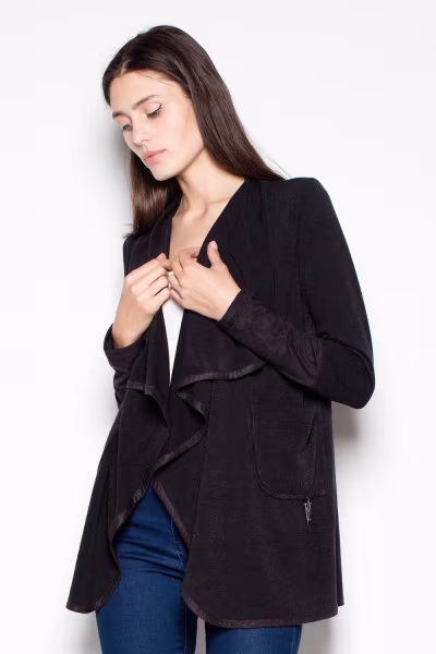 Sweter Damski Model VT036 Black - Venaton — zdjęcie 1