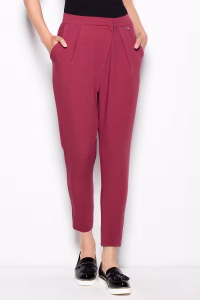 Spodnie Damskie Model VT047 Bordo - Venaton — zdjęcie 1