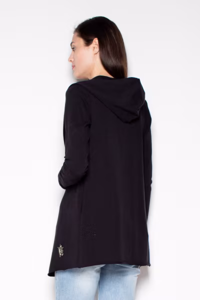Bluza Damska Model VT037 Black - Venaton — zdjęcie 3