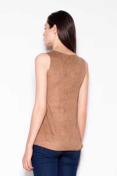 Koszulka Top Model VT001 Brown - Venaton — zdjęcie 3