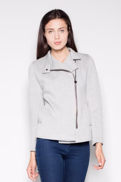 Kurtka Damska Model VT034 Light Grey - Venaton — zdjęcie 1