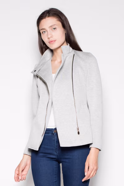 Kurtka Damska Model VT034 Light Grey - Venaton — zdjęcie 2