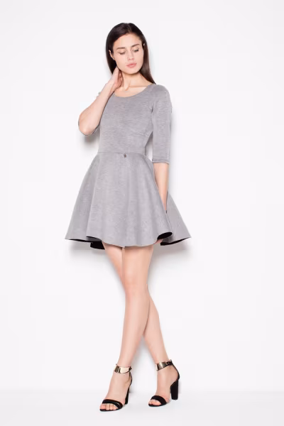 Sukienka Model VT075 Grey - Venaton — zdjęcie 1