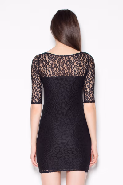 Sukienka Model VT057 Black - Venaton — zdjęcie 2