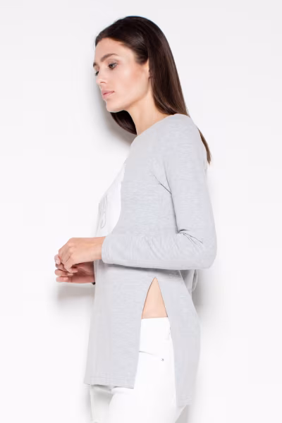 Bluza Damska Model VT014 Grey - Venaton — zdjęcie 3