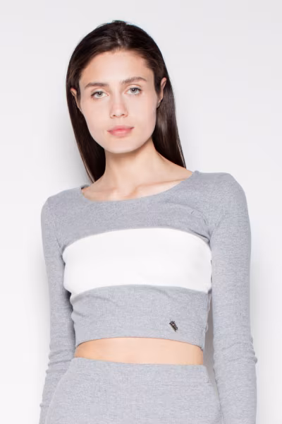 Spódnica Komplet Model VT033 Grey - Venaton — zdjęcie 2