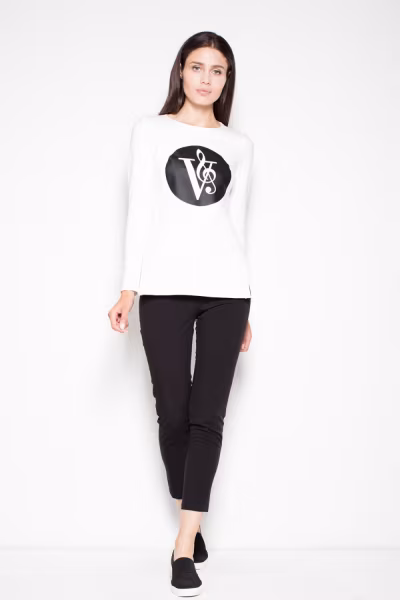 Bluza Damska Model VT014 Ecru - Venaton — zdjęcie 2