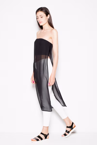 Koszulka Top Model VT004 Black - Venaton — zdjęcie 2