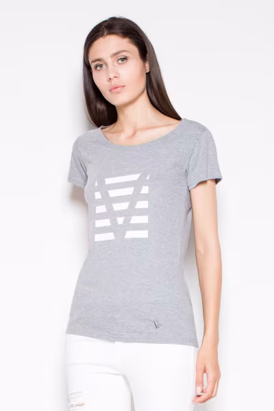 Bluzka Model VT083 Grey - Venaton — zdjęcie 1