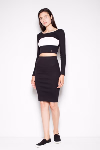Spódnica Komplet Model VT033 Black - Venaton — zdjęcie 1