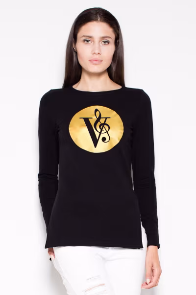 Bluza Damska Model VT014 Black - Venaton — zdjęcie 1