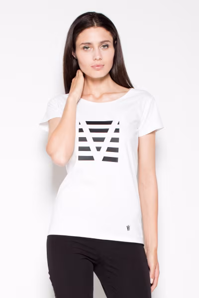 Bluzka Model VT083 White - Venaton — zdjęcie 1