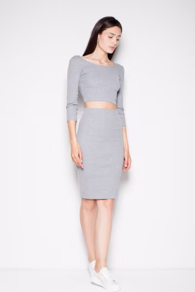 Spódnica Komplet Model VT032 Grey - Venaton — zdjęcie 1
