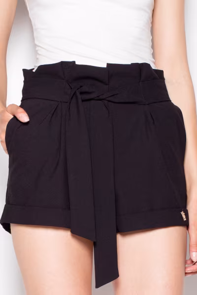 Szorty Damskie Model VT042 Black - Venaton — zdjęcie 1