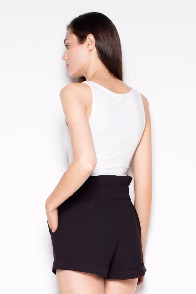 Szorty Damskie Model VT042 Black - Venaton — zdjęcie 3