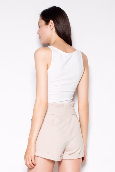 Szorty Damskie Model VT042 Beige - Venaton — zdjęcie 3