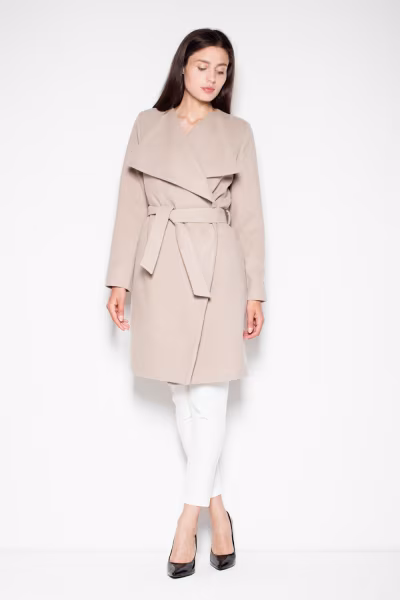 Płaszcz Damski Model VT041 Beige - Venaton — zdjęcie 2