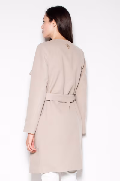 Płaszcz Damski Model VT041 Beige - Venaton — zdjęcie 3