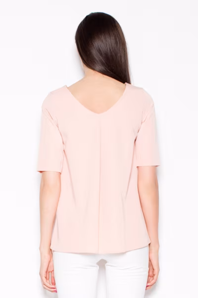 Bluzka Model VT002 Pink - Venaton — zdjęcie 3