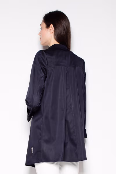 Płaszcz Damski Model VT039 Navy - Venaton — zdjęcie 2