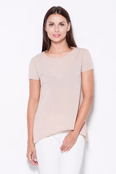 Bluzka Model VT084 Beige - Venaton — zdjęcie 1