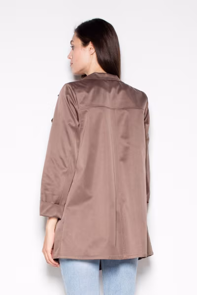 Płaszcz Damski Model VT039 Brown - Venaton — zdjęcie 2