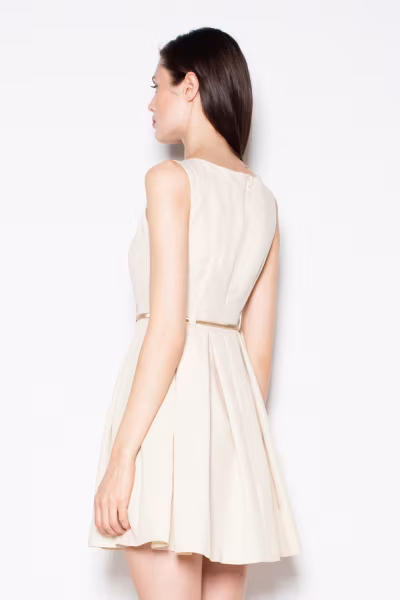 Sukienka Model VT078 Beige - Venaton — zdjęcie 3