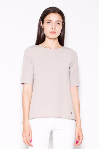 Bluzka Model VT002 Beige - Venaton — zdjęcie 1