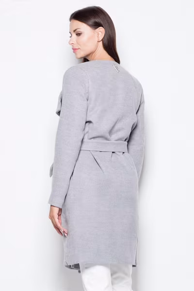 Płaszcz Damski Model VT041 Grey - Venaton — zdjęcie 3
