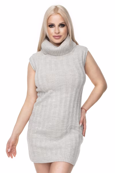 Sukienka Model 40020 Cream Melange - PeeKaBoo — zdjęcie 1
