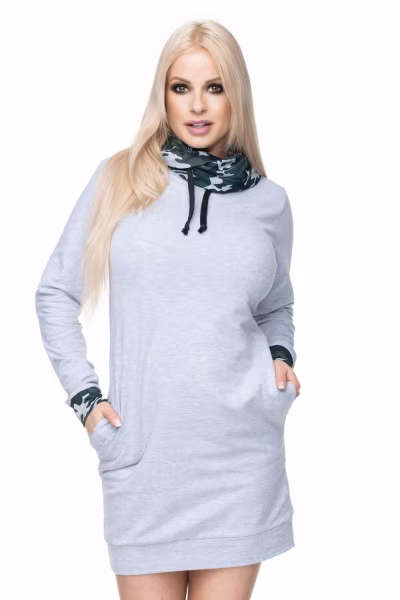 Sukienka Model 0123 Grey - PeeKaBoo — zdjęcie 1
