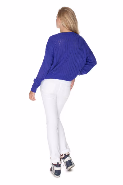 Sweter Damski Model 70022 Violet - PeeKaBoo — zdjęcie 3