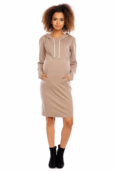 Sukienka model 1580 Cappuccino - PeeKaBoo — zdjęcie 3
