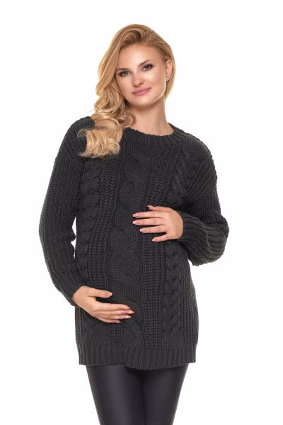 Sweter Model 70040 Grafit - PeeKaBoo — zdjęcie 1