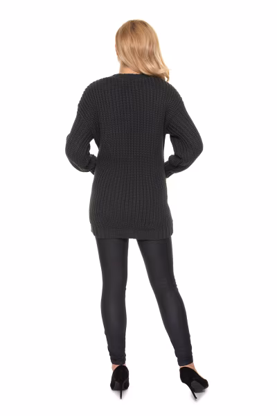 Sweter Model 70040 Grafit - PeeKaBoo — zdjęcie 3