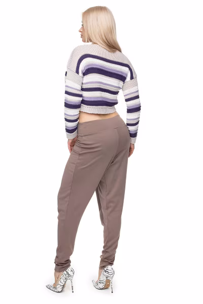 Sweter Damski Model 70017 Violet - PeeKaBoo — zdjęcie 3