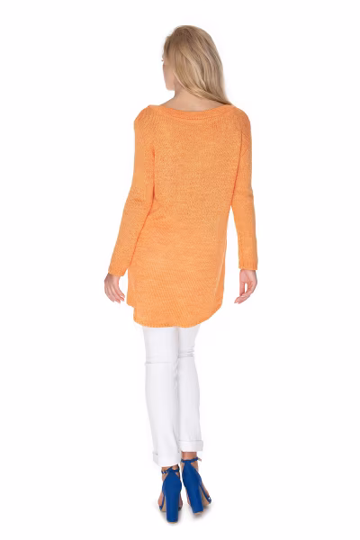 Sweter Damski Model 30067 Orange - PeeKaBoo — zdjęcie 3