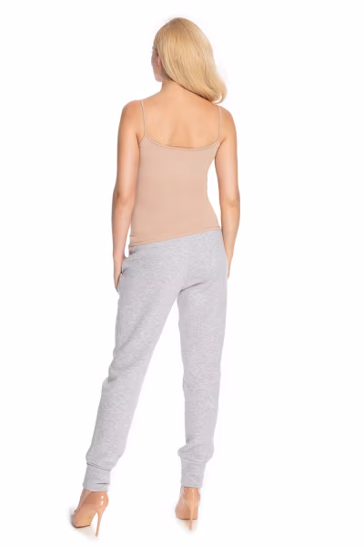 Spodnie Ciążowe Model 0173 Grey - PeeKaBoo — zdjęcie 3