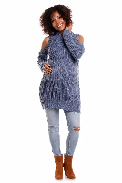 Sweter model 30040C Jeans - PeeKaBoo — zdjęcie 2