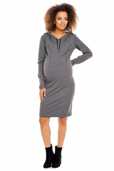 Sukienka model 1580 Graphit - PeeKaBoo — zdjęcie 2