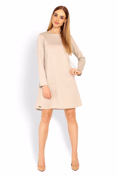 Sukienka Model 1359 Beige - PeeKaBoo — zdjęcie 2