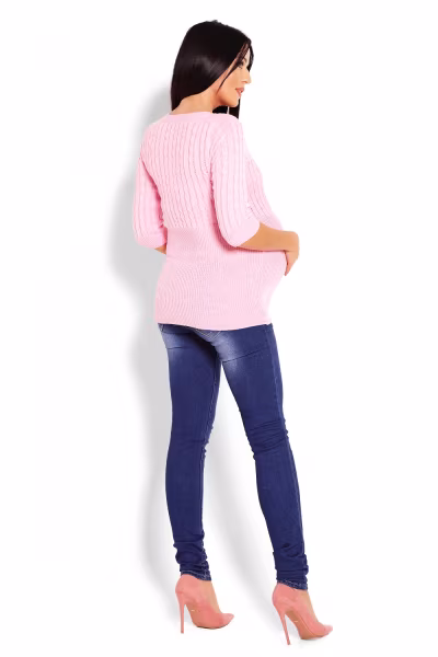 Sweter Damski Model 70008C Pink - PeeKaBoo — zdjęcie 3