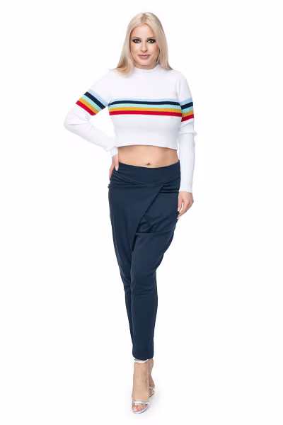 Sweter Damski Model 70015 White - PeeKaBoo — zdjęcie 2