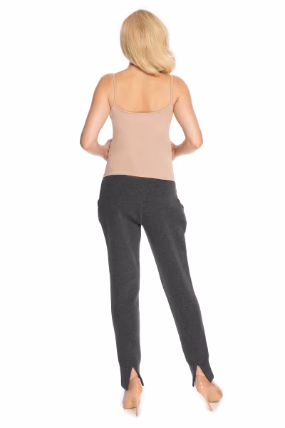 Spodnie Ciążowe Model 0175 Grafit - PeeKaBoo — zdjęcie 3