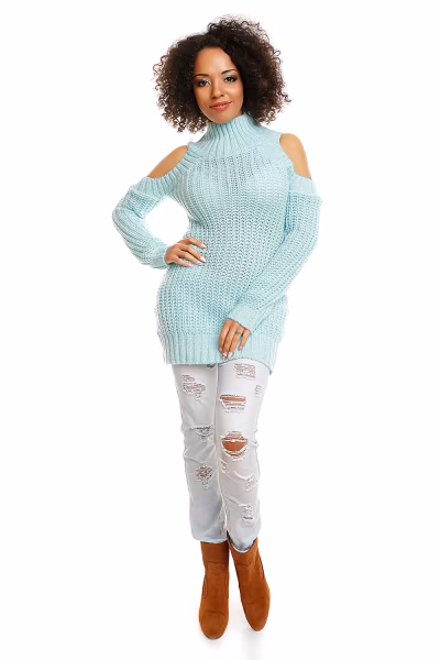 Sweter model 30040 Ice Mint - PeeKaBoo — zdjęcie 2