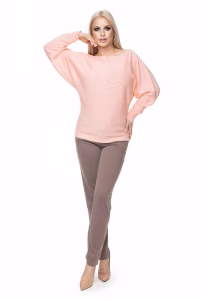 Sweter Damski Model 70003 Łosoś - PeeKaBoo — zdjęcie 1