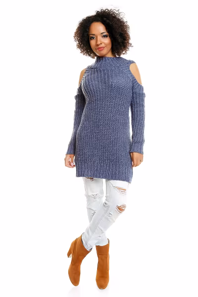 Sweter model 30040 Jeans - PeeKaBoo — zdjęcie 2