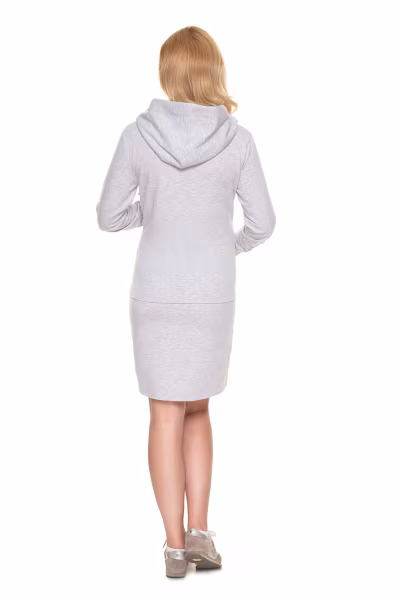 Sukienka Model 1713 Grey - PeeKaBoo — zdjęcie 3