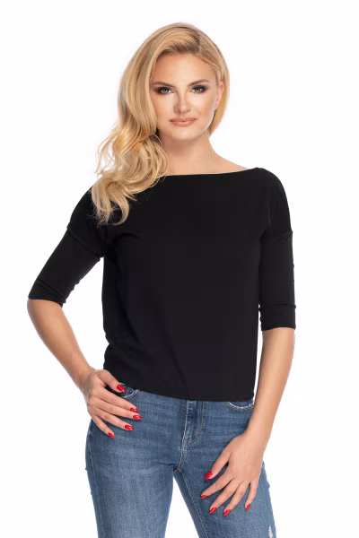 Bluzka Model 0171 Black - PeeKaBoo — zdjęcie 1