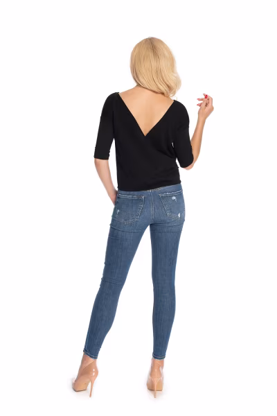 Bluzka Model 0171 Black - PeeKaBoo — zdjęcie 3